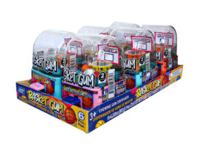 DISPENSADOR DE GOMA DE MASCAR BASKET GUM